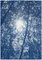 Art of Cyan, Wald Triptychon Blick durch die Bäume, Cyanotype, 2022 6