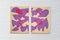 Ryan Rivadeneyra, Purple Desert Pools Diptych, 2022, Acrylic on Paper 6