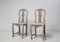 Swedish Folk Art Rococo Chairs, Set of 2 4