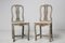 Swedish Folk Art Rococo Chairs, Set of 2 2