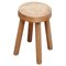 Wood Stool attributed to Charlotte Perriand for Les Arcs, 1960s 1