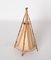 Italienische Mid-Century Tischlampe aus Baumwolle, Bambus & Rattan von Louis Sognot, 1950er 7