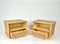 Bamboo and Rattan Nightstands attributed to Dal Vera, Italy, 1970s, Set of 2 5