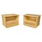 Bamboo and Rattan Nightstands attributed to Dal Vera, Italy, 1970s, Set of 2, Image 1