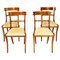 Regency Revival Dining Chairs attributed to William Tillman, 1980s, Set of 4 1