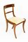 Regency Revival Side Desk Chair attributed to William Tillman, 1980s 14