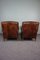 Vintage Sheep Leather Armchairs, Set of 2 3