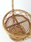 Vintage Italian Bamboo and Rattan Bar Basket, Italy, 1960s 10