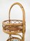 Vintage Italian Bamboo and Rattan Bar Basket, Italy, 1960s 3