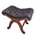 Fauteuil Chesterfield Mid-Century en Cuir et Ottomane de Valenti Barcelona, Espagne, Set de 2 5