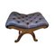 Fauteuil Chesterfield Mid-Century en Cuir et Ottomane de Valenti Barcelona, Espagne, Set de 2 18