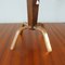 Danish Wood and Brass Tripod Table Lamp, 1950s 10