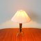 Danish Wood and Brass Tripod Table Lamp, 1950s, Image 6