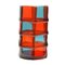 Vase en Bambou Rouge Clair et Aqua Clair par Enzo Mari pour Corsi Design Factory 2