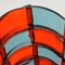Jarrón Bamboo en rojo claro y aguamarina transparente de Enzo Mari para Corsi Design Factory, Imagen 4