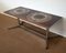 Tavolino da caffè rettangolare in metallo cromato e smaltato, anni '70, Immagine 3