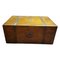 Caja de viaje antigua de madera, Imagen 1