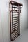 Wall Coat Rack in Rattan & Leather, 1960s 2