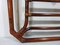 Wall Coat Rack in Rattan & Leather, 1960s, Image 10