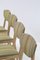 Vintage Wood & Fabric Dining Chairs by Melchiorre Bega, 1950s, Set of 4 9