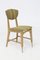 Vintage Wood & Fabric Dining Chairs by Melchiorre Bega, 1950s, Set of 4 7