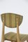 Vintage Wood & Fabric Dining Chairs by Melchiorre Bega, 1950s, Set of 4 3
