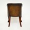 Antique Mahogany & Leather Armchair, 1890s 10