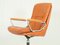 Orange-Brown Gentilina Armchairs by André Vandenbeuck for Strässle, 1960s, Set of 2, Image 3