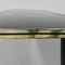 Vintage Coffee Table with Glass Top and Angled Legs, 1950s 5