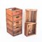 Vintage Industrial Style Wooden Boxes, Spain, 1940s, Set of 7, Image 1