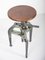 Tabouret Pivotant Industriel Mid-Century, 1960s 2