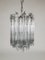 Murano Pendant Light in the Style of Venini with Trihedron Glass, Italy, 1970s, Image 2