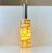 Vintage Italian Pendant Lamp in Glass and Chrome Plating, 1980s, Image 2