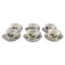Hand-Painted Porcelain Coffee Cups with Saucers from Meissen, Set of 12, Image 1