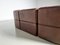 DS-15m Brown Leather Modular Sofa from De Sede, 1970s 7