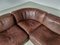 DS-15m Brown Leather Modular Sofa from De Sede, 1970s 10