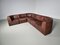 DS-15m Brown Leather Modular Sofa from De Sede, 1970s 2