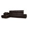 Brown Leather Koinor Corner Sofa from Volare 3