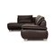 Brown Leather Koinor Corner Sofa from Volare 12