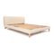 Cream Fabric Ruché Double Bed from Ligne Roset, Image 1