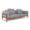 Elm & Grey Fabric 3-Seater Sofa from Cor 7