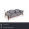 Elm & Grey Fabric 3-Seater Sofa from Cor 2
