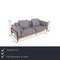 Elm & Grey Fabric 3-Seater Sofa from Cor, Image 2