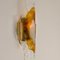 Hand Blown Murano Clear & Orange Glass Wall Light, 1970s, Image 7