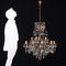 Glass Chandelier, Italy, 1980s 2