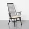 Danish Modern Spindle Back Chair, 1960s 1