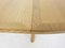 Round Oak Extendable Dining Table attributed to Borge Mogensen for Karl Andersson, Denmark, 1955 7