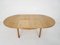 Round Oak Extendable Dining Table attributed to Borge Mogensen for Karl Andersson, Denmark, 1955 5