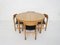 Round Oak Extendable Dining Table attributed to Borge Mogensen for Karl Andersson, Denmark, 1955 15