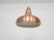 Vintage Copper Pendant Light, Denmark, 1960s, Image 4